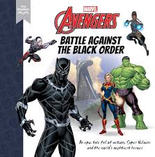Avengers battle against the black order